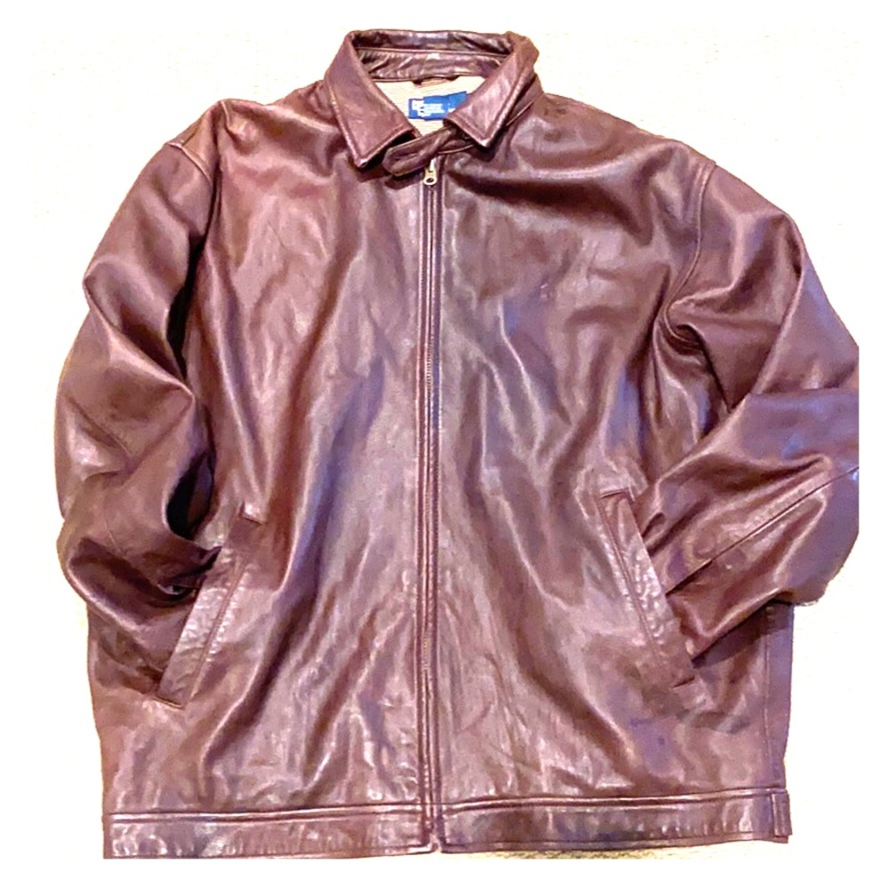 Leather Polo Brown Lambskin Jacket